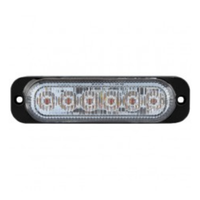 Durite 0-441-70 R10 High Intensity 6 Amber LED Warning Light (19 flash patterns) PN: 0-441-70